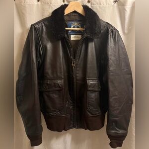 US Navy Cooper G-1 Aviator Bomber Jacket *Vintage - Made in USA*